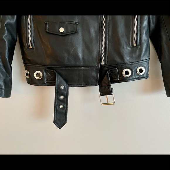 Zara Faux Leather Jacket - Picture 4 of 7
